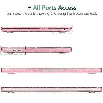 Stylish Glitter Case for MacBook Air 13.6" - TWOLSKOO