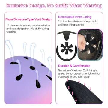 Wisekiddy Kids Bike Helmet Toddler Helmets for Kids 3-5-8 Years Girls Boys Youth Bicycle Helmet for Scooter Balance Bike Roller Skating Skateboard Helmet