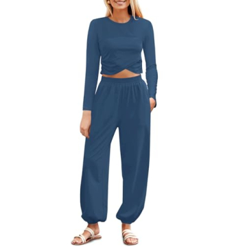 Fisoew Women's Stylish 2 Piece Lounge Set for Everyone