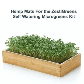 Hemp Mats for ZestiGreens Microgreens & Wheatgrass Kit