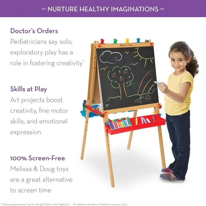 Melissa & Doug Deluxe Art Easel for Kids