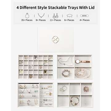 Elegant Vlando Jewelry Organizer Tray for Stylish Storage