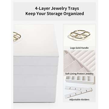 Elegant Vlando Jewelry Organizer Tray for Stylish Storage