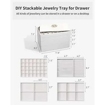 Elegant Vlando Jewelry Organizer Tray for Stylish Storage