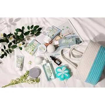 Spa Gifts for Women - Spa Gift Sets for Women, Body & Earth Shower Gift Set with Bubble Bath, Shower Gel, Lotion Set, Valentines Day Gifts for Women, Mothers Day Gifts for Mom