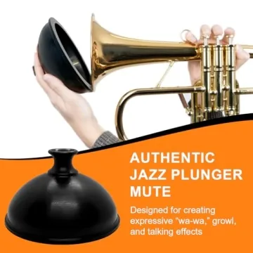 Durable Trumpet Plunger Mute for Classic Wah-Wah Sound