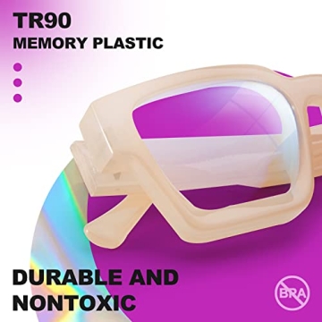 VISOONE Blue Light Blocking Glasses for Stylish Eye Protection