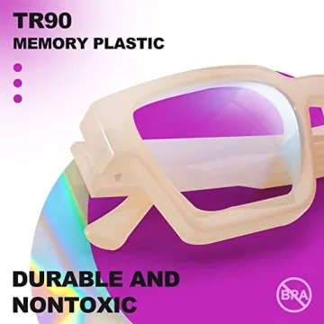 VISOONE Blue Light Blocking Glasses for Stylish Eye Protection