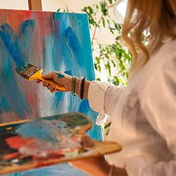 Pre Stretched Canvases for Painting 24x36 2 Pack Large Blank Canvas Boards for Acrylic Pouring and Oil Painting, 100% Cotton, 5-Time Gesso Primed