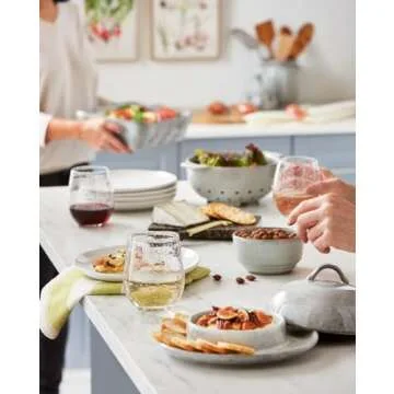 Stinson Brie Baker - Stoneware, Rustic, Dishwasher Safe Gift