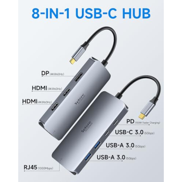 USB C Docking Station for Triple 4K Display
