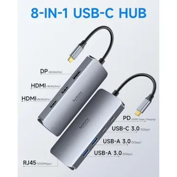 USB C Docking Station for Triple 4K Display