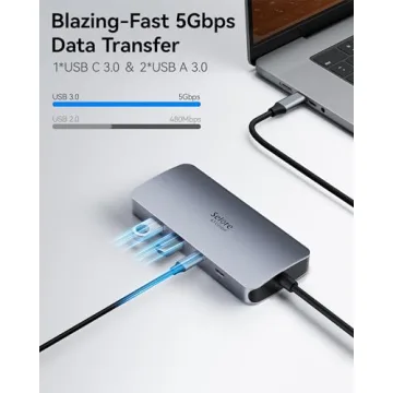USB C Docking Station for Triple 4K Display