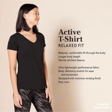Stylish Amazon Essentials Women's Tech Stretch T-Shirt