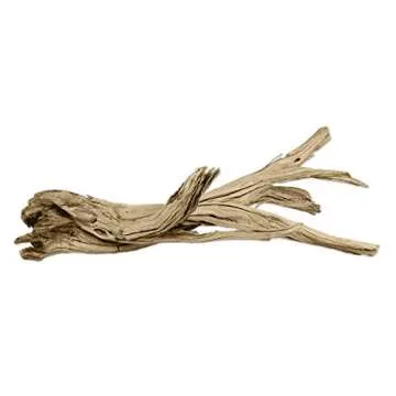 Koyal Wholesale 18” Driftwood Terrarium Decor, Clean California Manzanita Drift Wood Reptile Decor, Driftwood Decor for Home, Desert Reptile Supplies, Small or Large Driftwood Branches for Reptiles