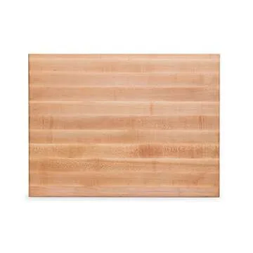 John Boos Maple Wood Reversible Cutting Board (24 x 18 Inches) and John Boos MYSB Mystery Butcher Block Oil (16 Ounce Bottle)