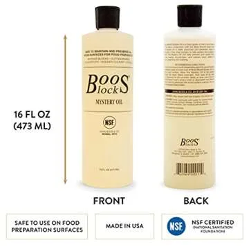 John Boos Maple Wood Reversible Cutting Board (24 x 18 Inches) and John Boos MYSB Mystery Butcher Block Oil (16 Ounce Bottle)