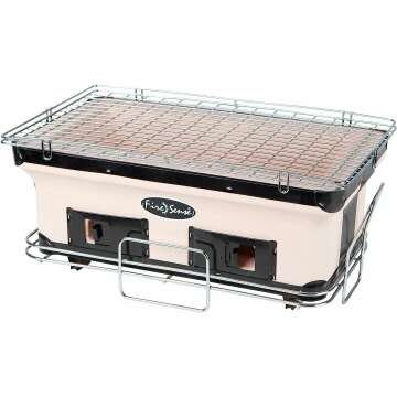 Fire Sense Yakatori Charcoal Grill - Large BBQ Grill