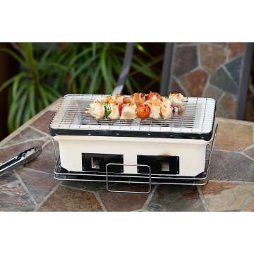 Fire Sense Yakatori Charcoal Grill - Large BBQ Grill