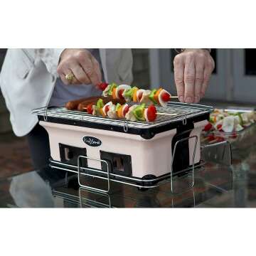 Fire Sense Yakatori Charcoal Grill - Large BBQ Grill