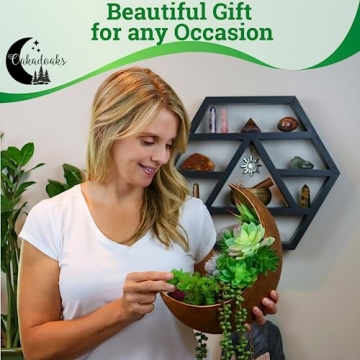 Hanging Moon Planter - Unique Succulent Gifts for Women