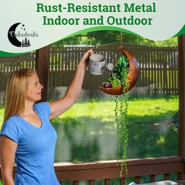 Hanging Moon Planter - Unique Succulent Gifts for Women