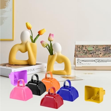 HEYLEAYAR 3Inch Cowbells for Sports Events - 12 Pack