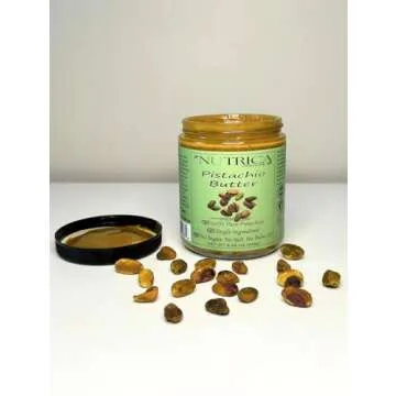 Gourmet 100% Pure Pistachio Butter - No Additives, Vegan, 18.5oz