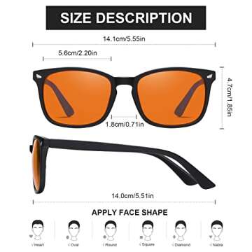 Okany Blue Light Blocking Gaming Glasses ESports Computer Glasses