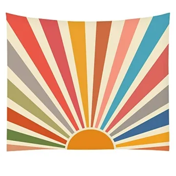 SHUIHAN Vintage Sun Tapestry for Bright Home Decor