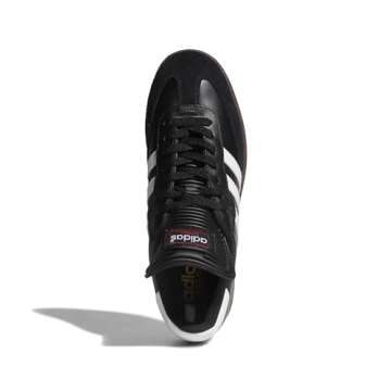 adidas Men's Samba Classic Soccer Shoe, Core Black/Cloud White/Core Black, 10.5 M US