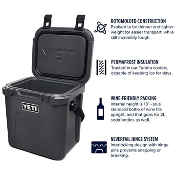YETI Roadie 24 Cooler Charcoal Perfect for Adventures