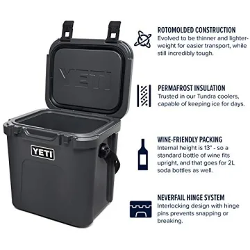 YETI Roadie 24 Cooler Charcoal Perfect for Adventures