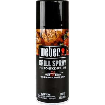 Weber Grill Spray Pack of 3 - Ultimate Non-Stick Solution