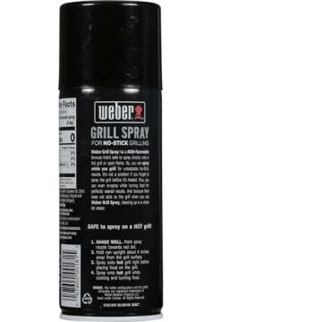 Weber Grill Spray Pack of 3 - Ultimate Non-Stick Solution