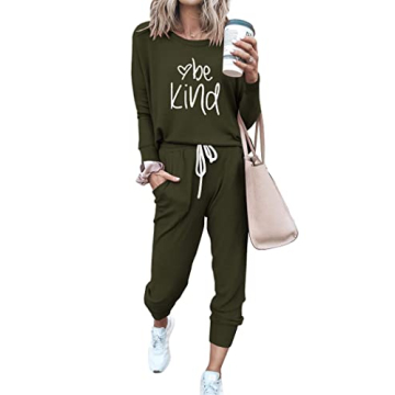 PRETTYGARDEN Women's Cozy 2 Piece Lounge Outfit Set