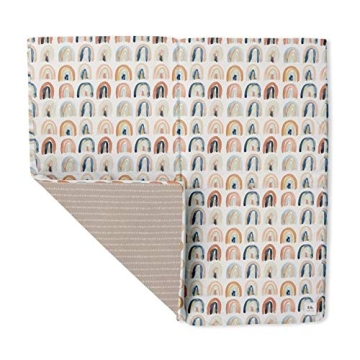 Toki Mats Mega Play Mat in Rainbow Watercolor Design