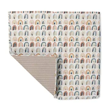 Toki Mats Mega Play Mat in Rainbow Watercolor Design