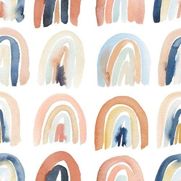 Toki Mats Mega Play Mat in Rainbow Watercolor Design