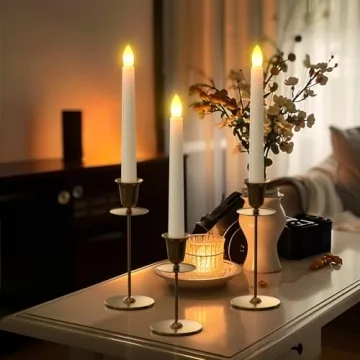 PChero Remote-Controlled Flameless Taper Candles for All Occasions