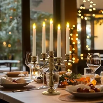 PChero Remote-Controlled Flameless Taper Candles for All Occasions