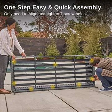 EAST OAK Outdoor Sofa with Waterproof Cushions