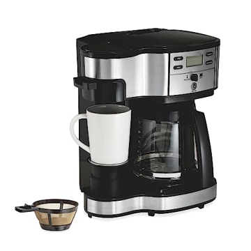 Hamilton Beach 2-Way Coffee Maker: 12 Cups & Single Serve