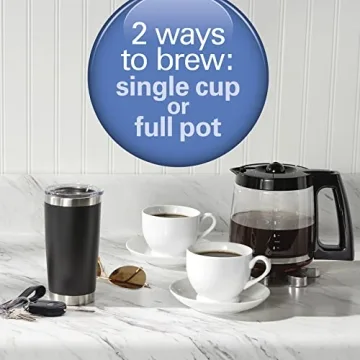Hamilton Beach 2-Way Coffee Maker: 12 Cups & Single Serve