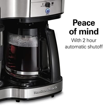 Hamilton Beach 2-Way Coffee Maker: 12 Cups & Single Serve