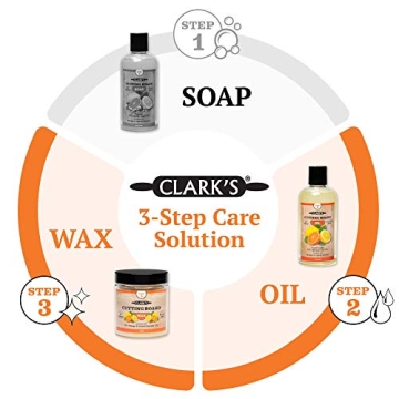 CLARK’S Cutting Board Oil Wax Kit Natural Wood Care