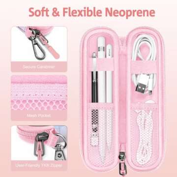 Fintie Pencil Holder Case for Apple Pencil Pro, Apple Pencil (USB-C) & Apple Pencil (1st / 2nd Gen),...