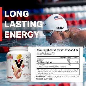 Vitargo Carbohydrate Powder - Fast Muscle Fuel, Sugar-Free