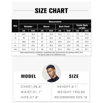 COOFANDY Men's Lightweight Ruffle Shawl Collar Cardigan Open Front Long Length Drape Cape Overcoat Black