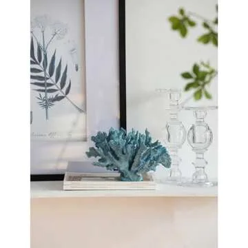 Faux Ocean Coral Tabletop Statue - Perfect Indoor Decor